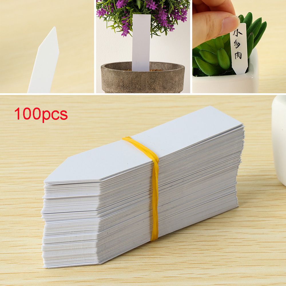 Gardening Tools Labeled - 100 Adet Mini Plastik Bitki Tohum