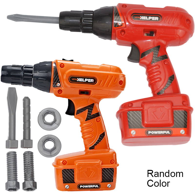Gardening Tools Kit For Kids - Araçları Oyuncaklar Elektrikli Matkap BO Simülasyon