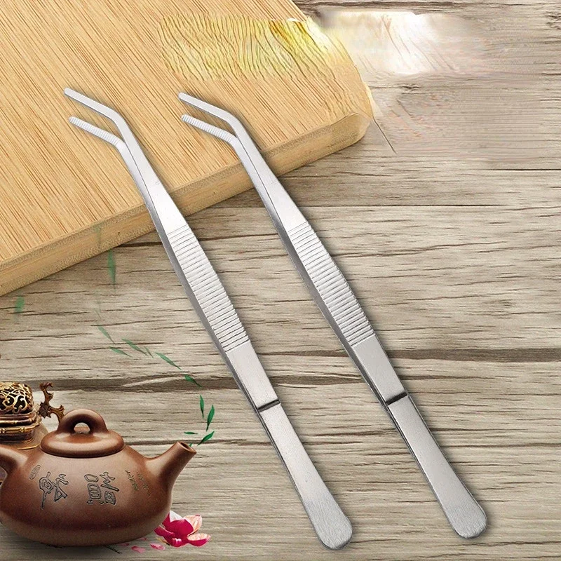 Gardening Tools Long - Paslanmaz çelik kalınlaşmak gıda cımbız profesyonel