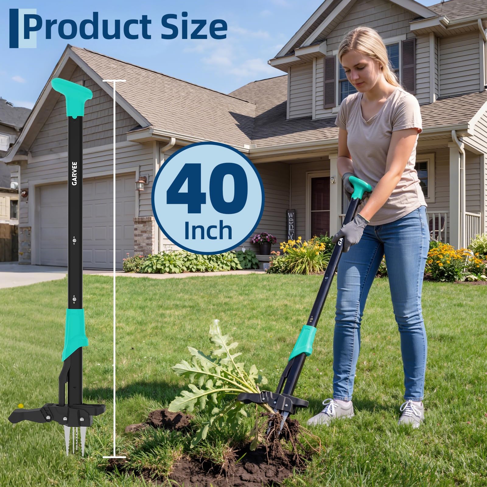 Gardening Tools Long - Uzun Saplı Ayakta Kullanılan Ot Çekici,