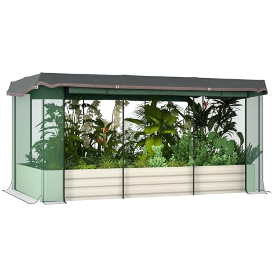 Raised Bed Planter Box - 7,3 x 3,4 x 1 ft