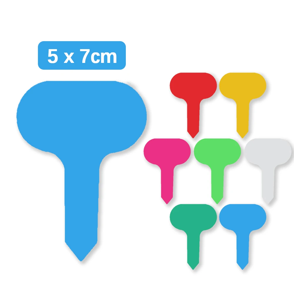 Gardening Tools Labeled - Yes50PCS Bahçe 5x7CM Bitki Etiketleri Plastik