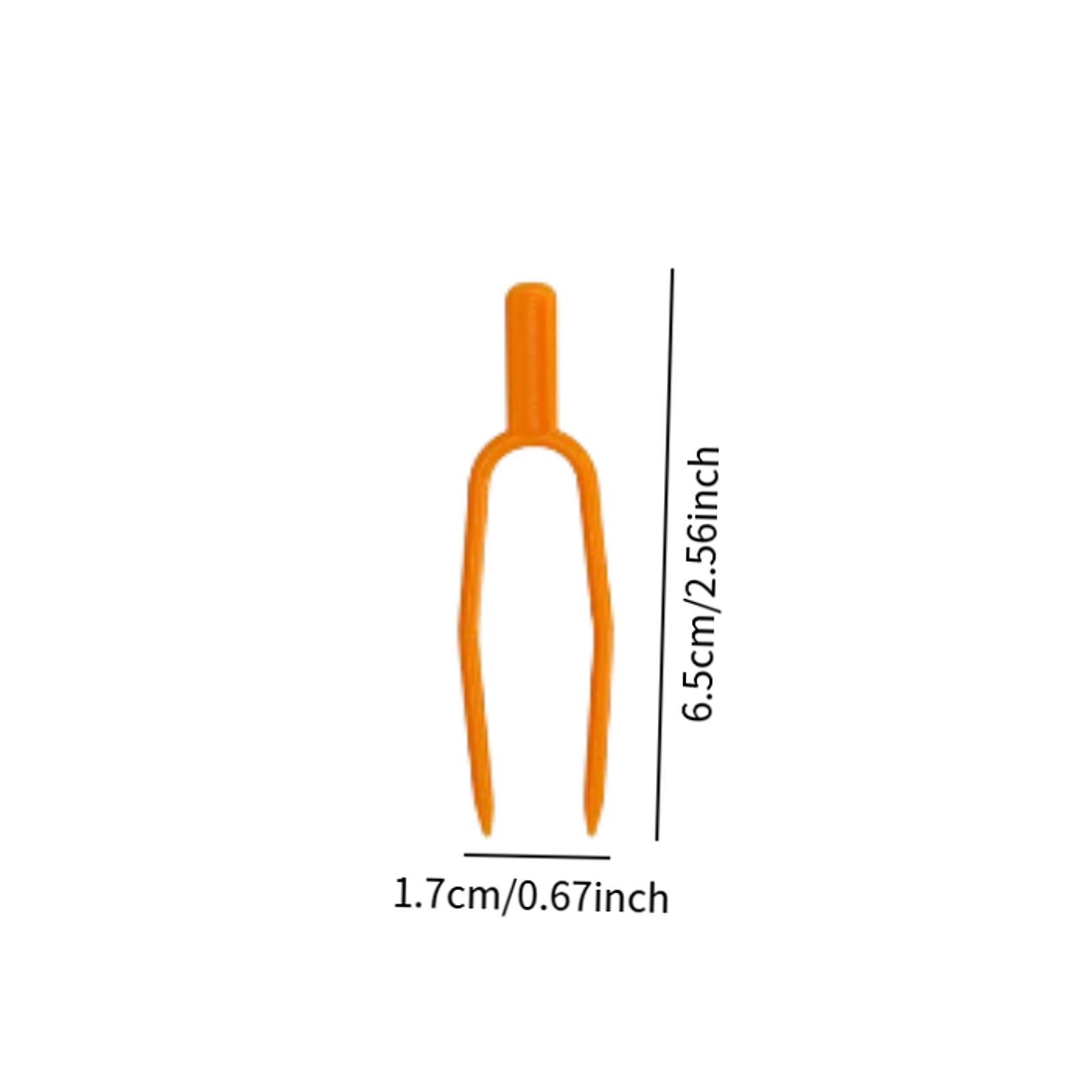 Gardening Tools For Vines - Bitki Sapı Sabitleyici Klipsler Turuncu Plastik