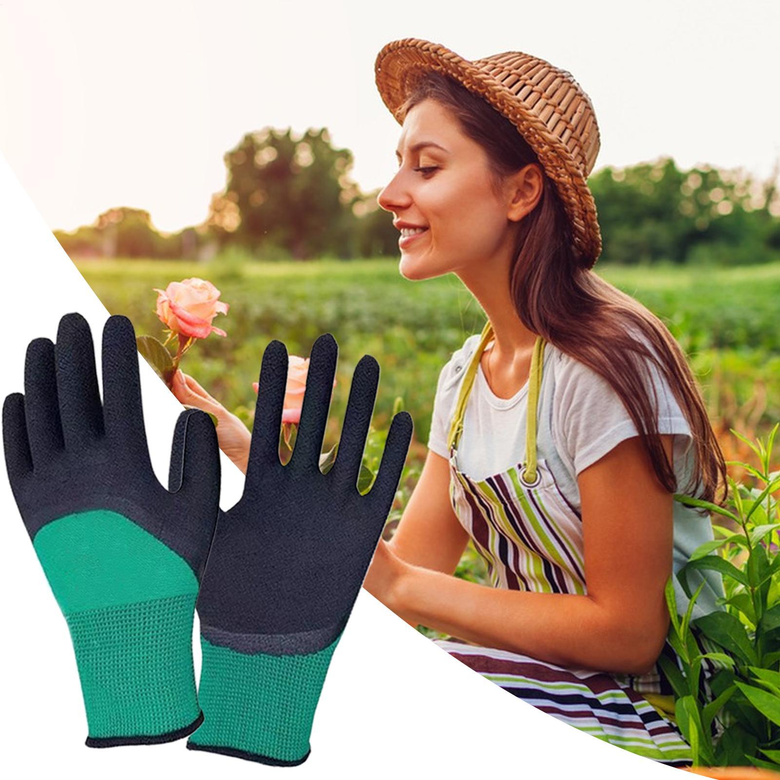 1 çift bahçe eldiveni kauçuk s - Gardening Tools Gloves incelemesi ve fiyatı