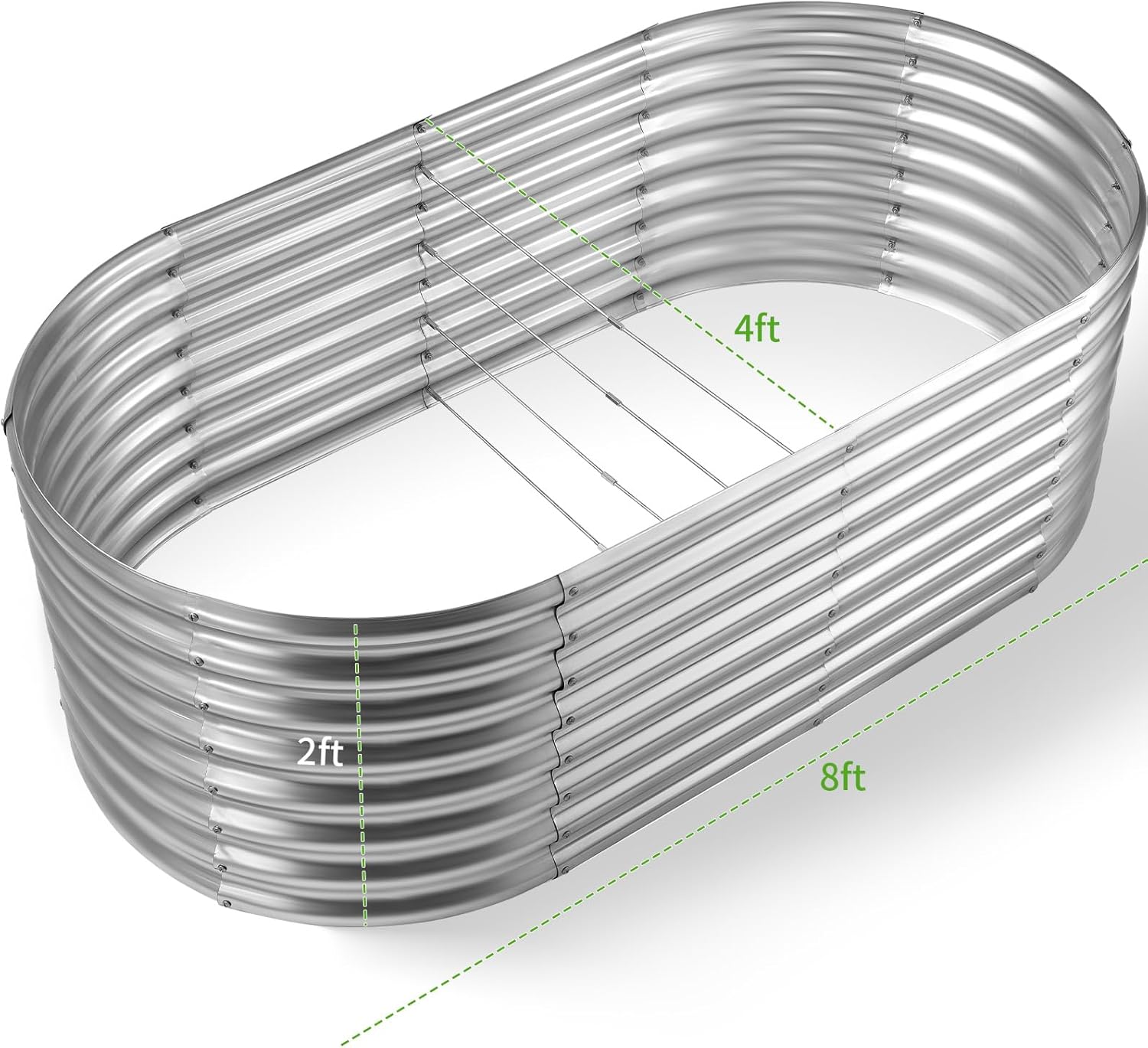 Galvanizli Yükseltilmiş Bahçe  - Raised Bed Planter Box incelemesi ve fiyatı