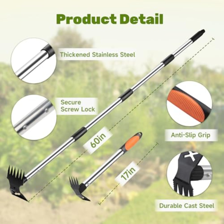 60 inç Uzun Saplı Yabani Ot Çe - Gardening Tools Long incelemesi ve fiyatı