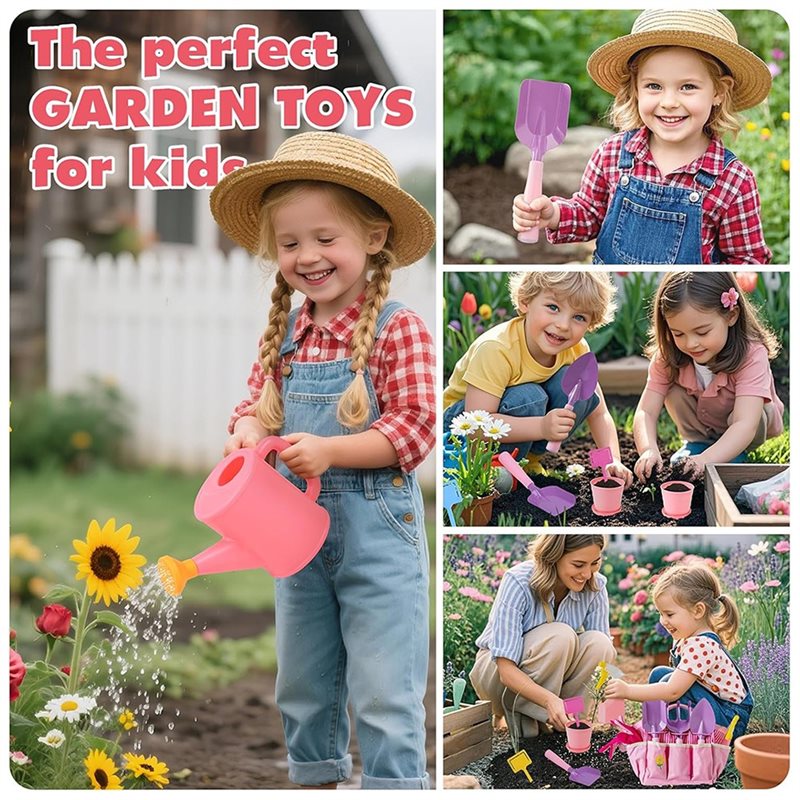 Superior-Kids Pembe Bahçe Alet - Gardening Tools Kit For Kids incelemesi ve fiyatı