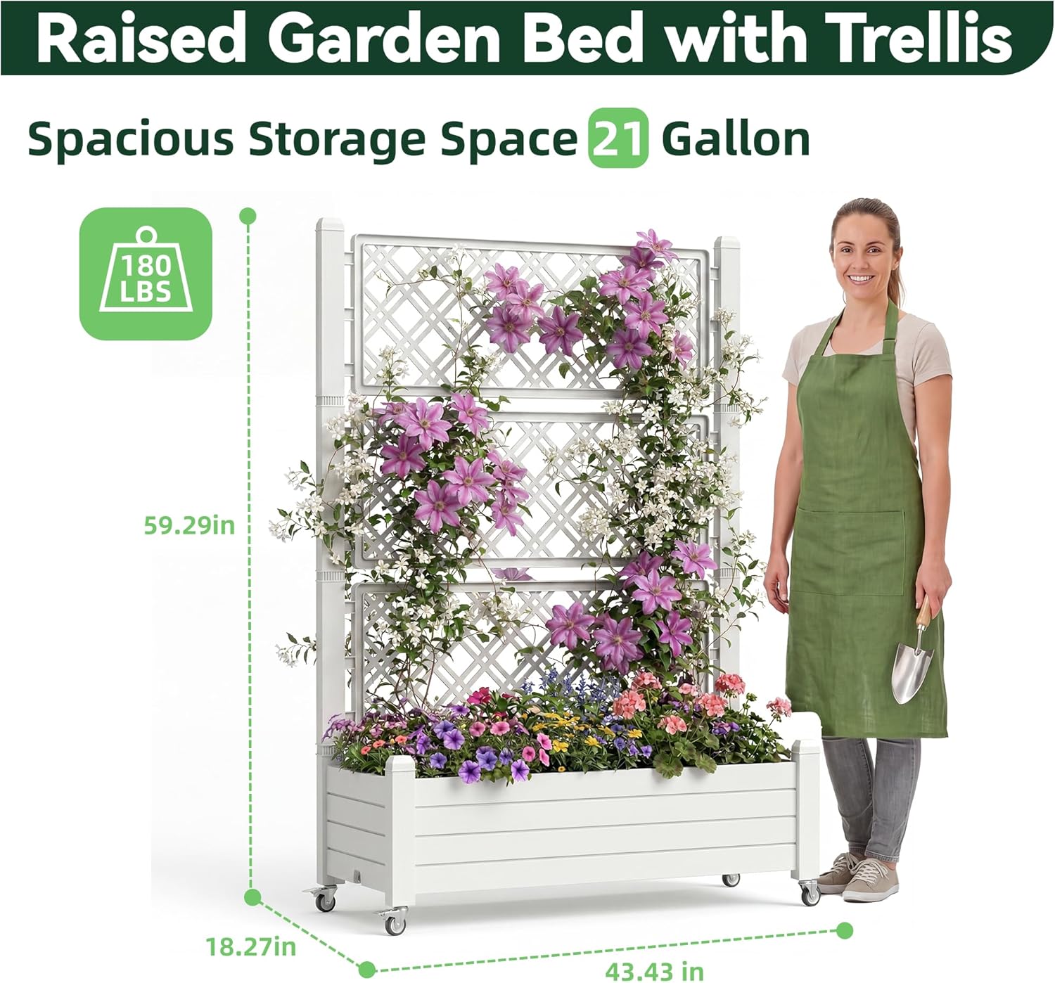 Yükseltilmiş Bahçe Yatağı için - Raised Bed Planter Box incelemesi ve fiyatı
