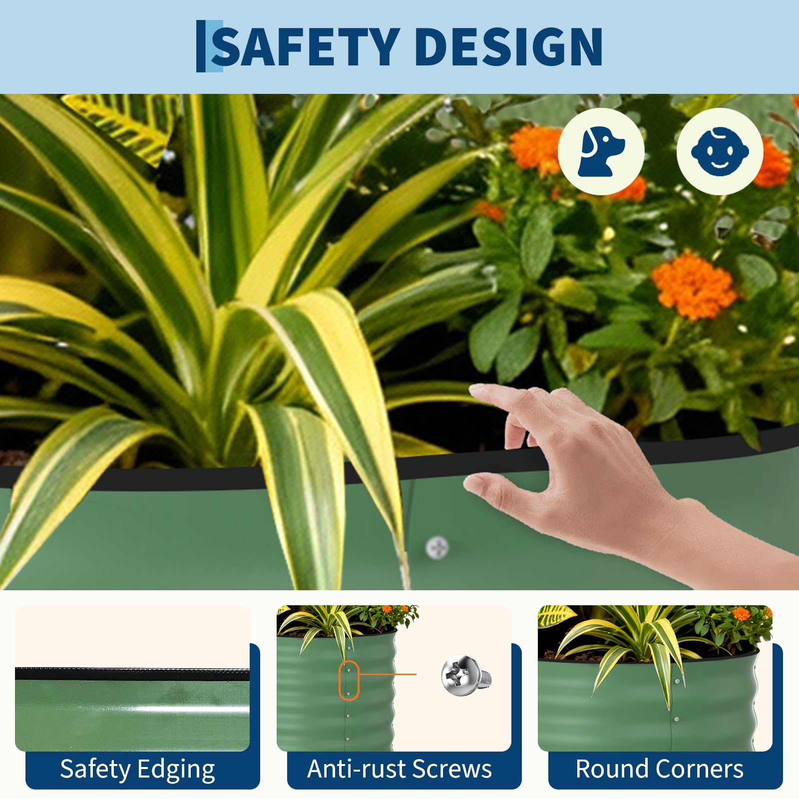 8x4x1,5 ft Galvanizli Yükselti - Raised Bed Planter Box incelemesi ve fiyatı