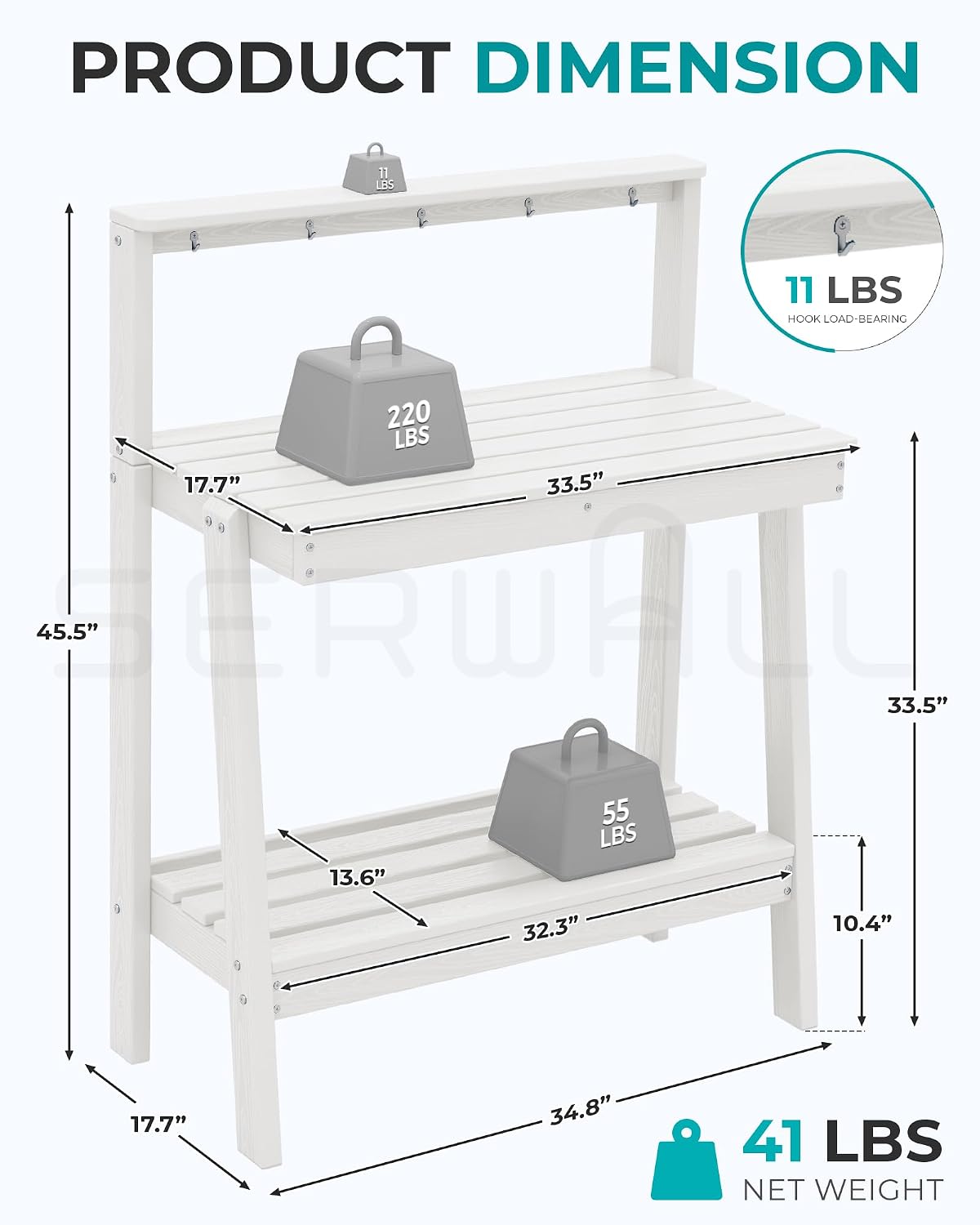 Dış Mekan Saksı Sehpası, Depol - Gardening Tools Heavy Duty incelemesi ve fiyatı