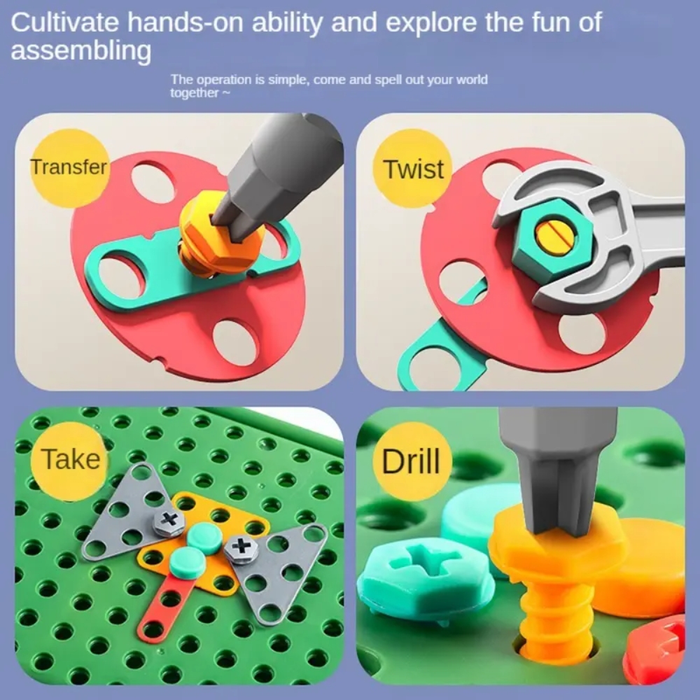 450 Adet Çocuk STEM Matkap Set - Gardening Tools Kit For Kids incelemesi ve fiyatı
