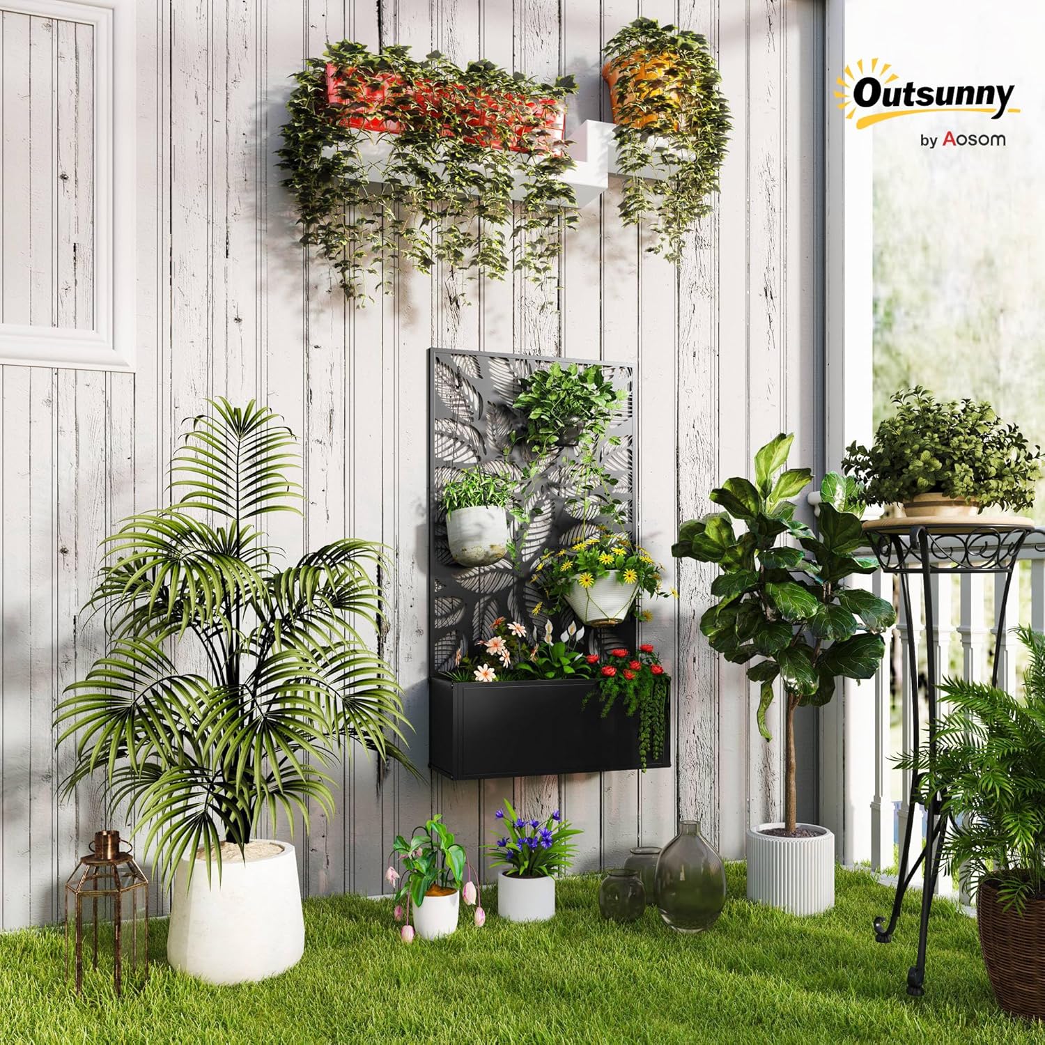 Tırmanıcı Bitkiler için Çerçev - Raised Bed Planter Box incelemesi ve fiyatı