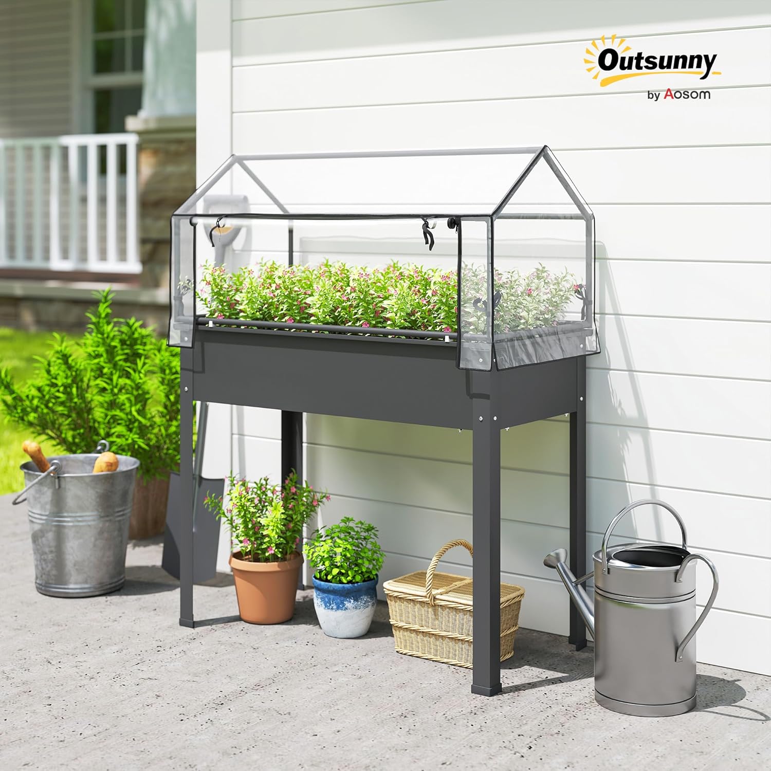 Sera Örtülü Yükseltilmiş Bahçe - Raised Bed Planter Box incelemesi ve fiyatı