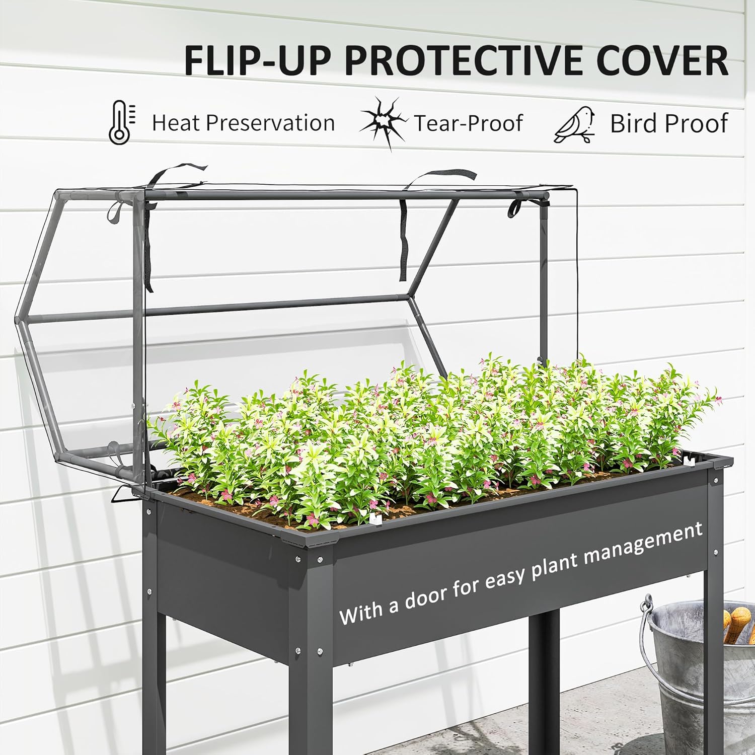Sera Örtülü Yükseltilmiş Bahçe - Raised Bed Planter Box incelemesi ve fiyatı
